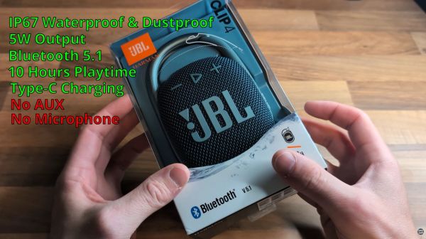 JBL Clip 4 Box Specs