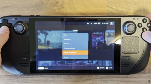 Switch to Desktop Mode Screenshot