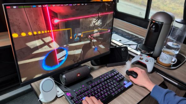 Off-Grid Gaming Setup In Action